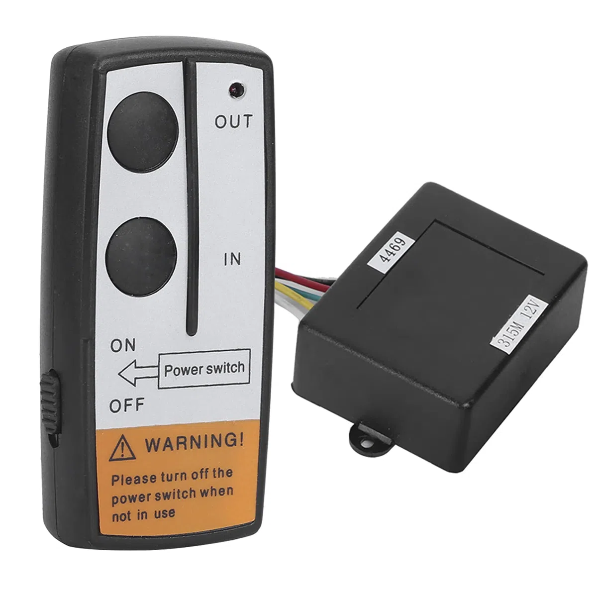 Tbest Mando a Distancia de Molinete, Mando a Distancia de Molinete de Ancla, Interruptor de Ancla para Molinete Remoto de Ancla, Interruptor Inalámbrico, Controlador de Ajuste,