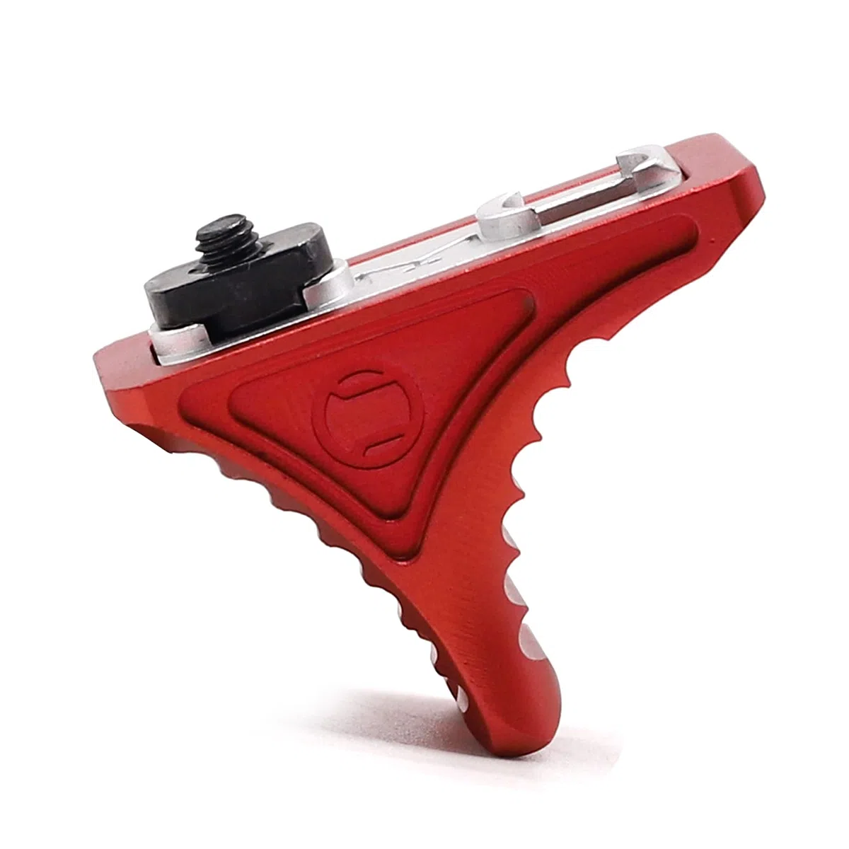 TRIROCK Red Forward Universal Hand Stop for Both KeyMod & M-LOK MLOK Tactical Handguard