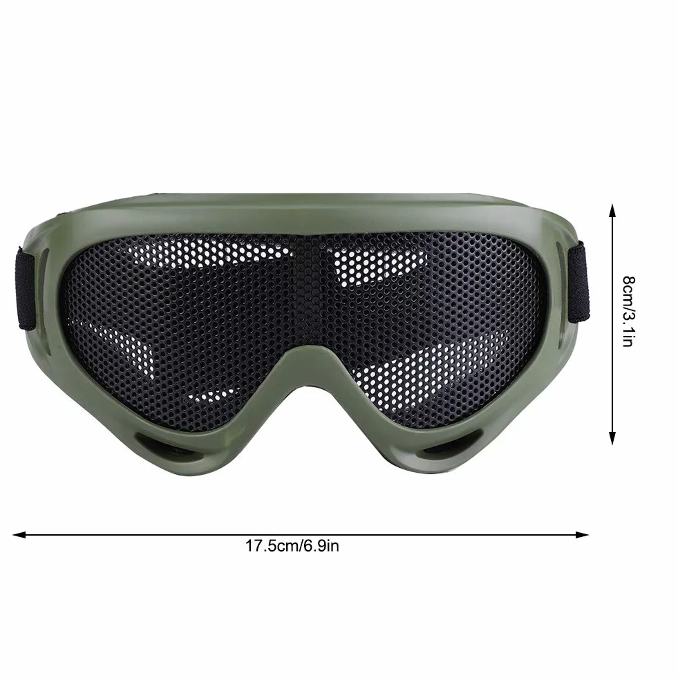 Drfeify Gafas Deportivas de Malla, Gafas de Malla Airsoft, Gafas Deportivas Airsoft para Paintball Al Aire Libre, Juego de Guerra, Tiro, Ciclismo