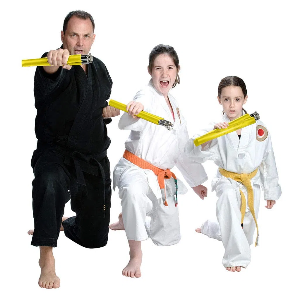Nunchakus de Espuma Entrenamiento Práctico Nunchucks de Artes Marciales Nunchakus para Niños Adultos y Principiantes,Entrenamiento Portátil Artes Marciales Nunchakus de Espuma