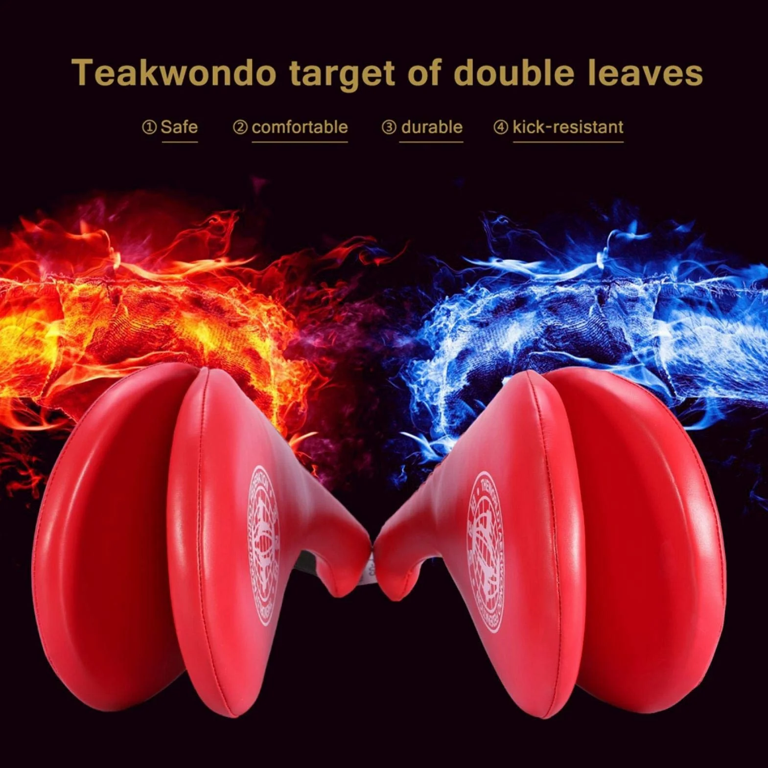 Cosiki Taekwondo,Karate,Almohadilla de BoxeoAlmohadilla de Kickboxing Taekwondo Kick Target Pads Almohadilla de Ataque de Karate, Entrenamiento de Kickboxing