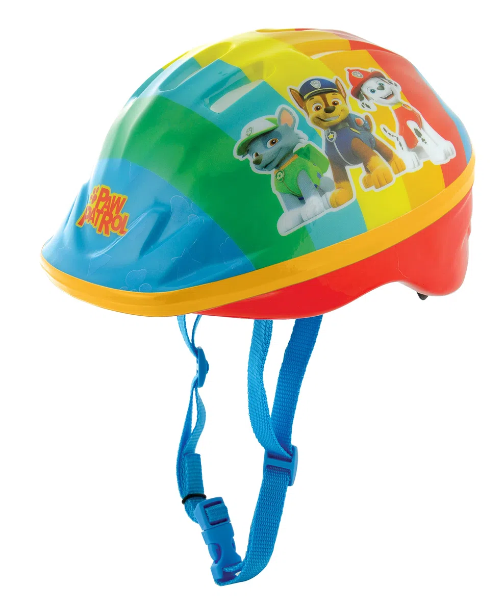Paw Patrol La Patrulla Canina Casco Infantil 48-52 cm, Corcho y plástico Resistente, Cierre Seguro, Rueda Trasera, Seguridad para niños, Licencia Oficial Patrulla Canina, Ideal para +3 años (77747)