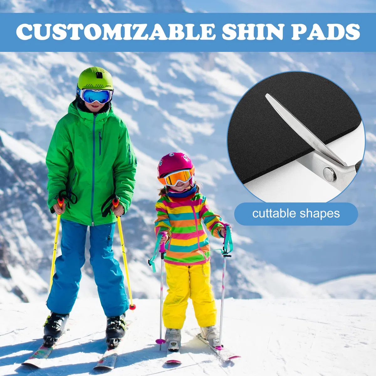 2 espinilleras Protectoras de Snowboard para esquí